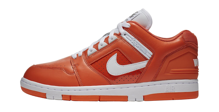 Supreme x Nike SB Air Force 2 Orange Blaze