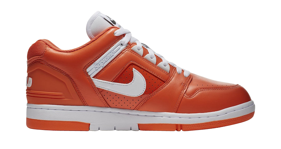 Supreme x Nike SB Air Force 2 Orange Blaze