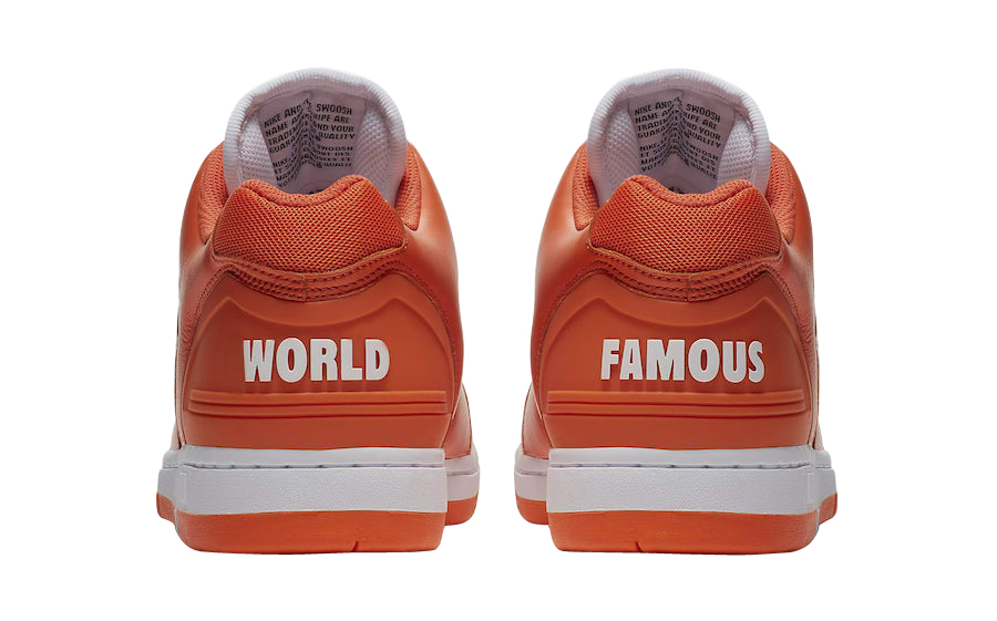 Supreme x Nike SB Air Force 2 Orange Blaze