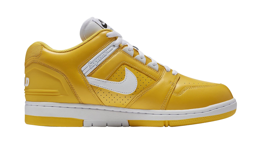 Supreme x Nike SB Air Force 2 Varsity Maize
