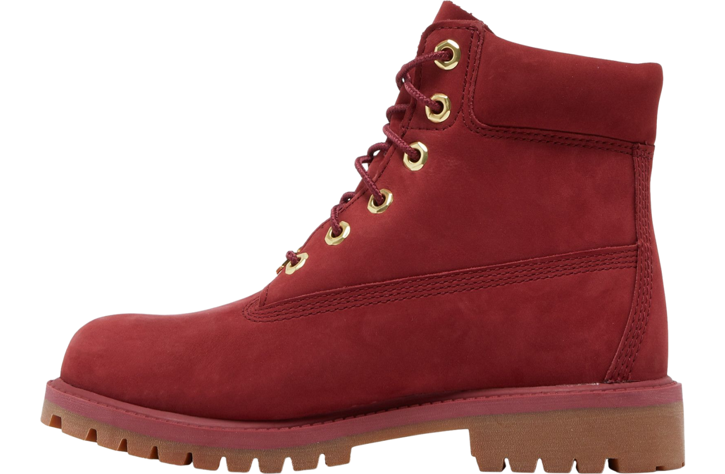 Timberland 6 Inch Premium Junior Burgundy