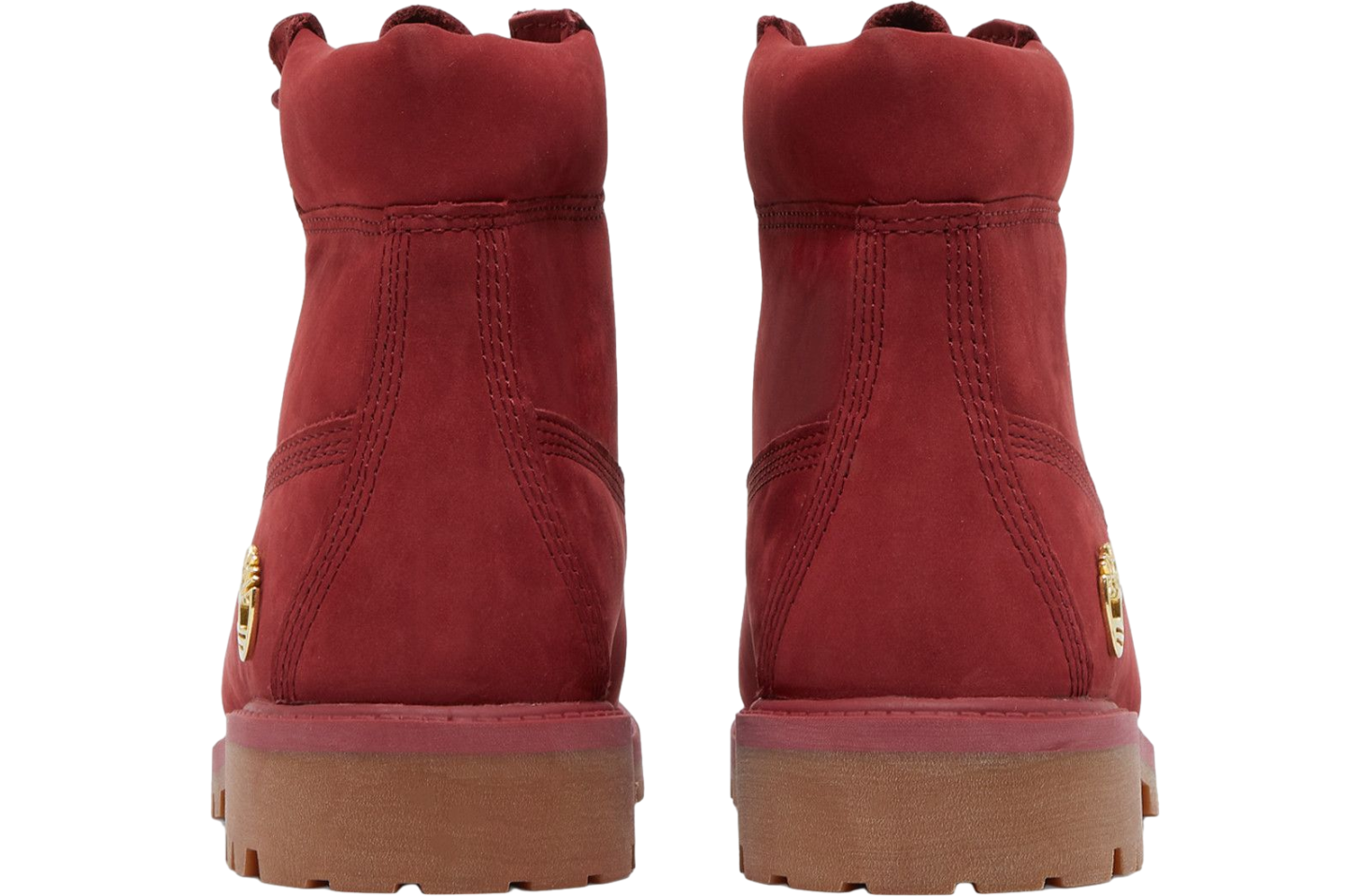 Timberland 6 Inch Premium Junior Burgundy