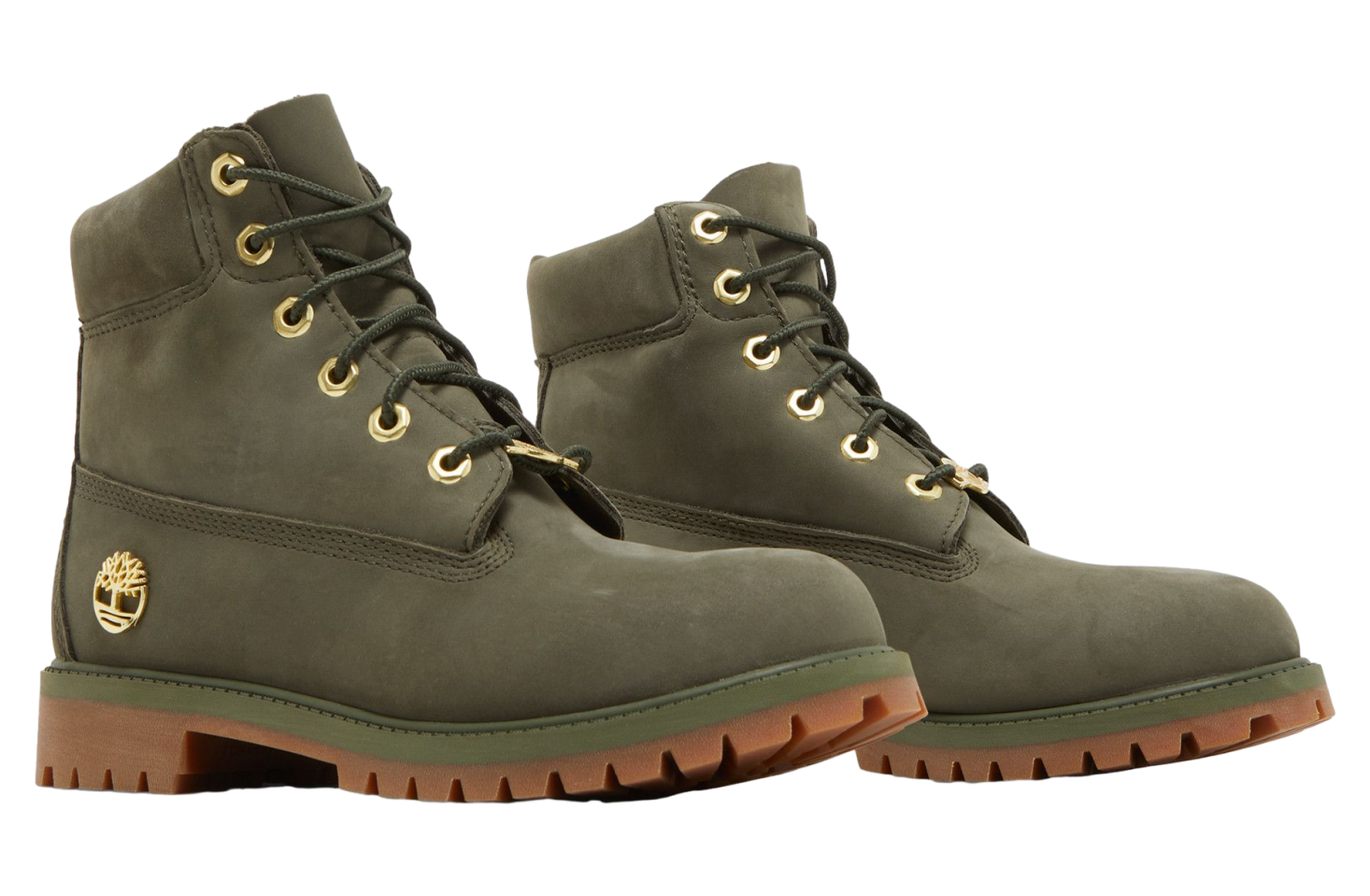 Timberland 6 Inch Premium Junior Dark Green