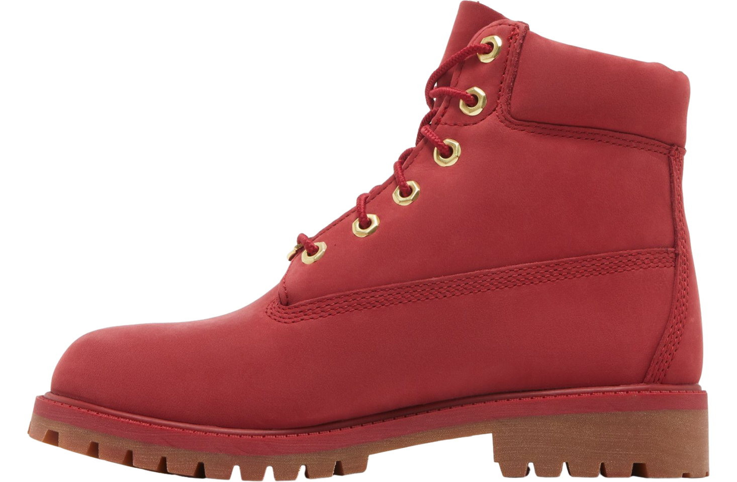 Timberland 6 Inch Premium Junior Dark Red