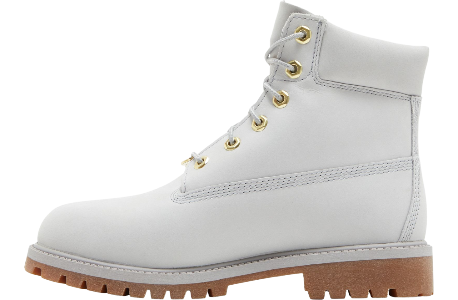 Timberland 6 Inch Premium Junior Light Grey Gum