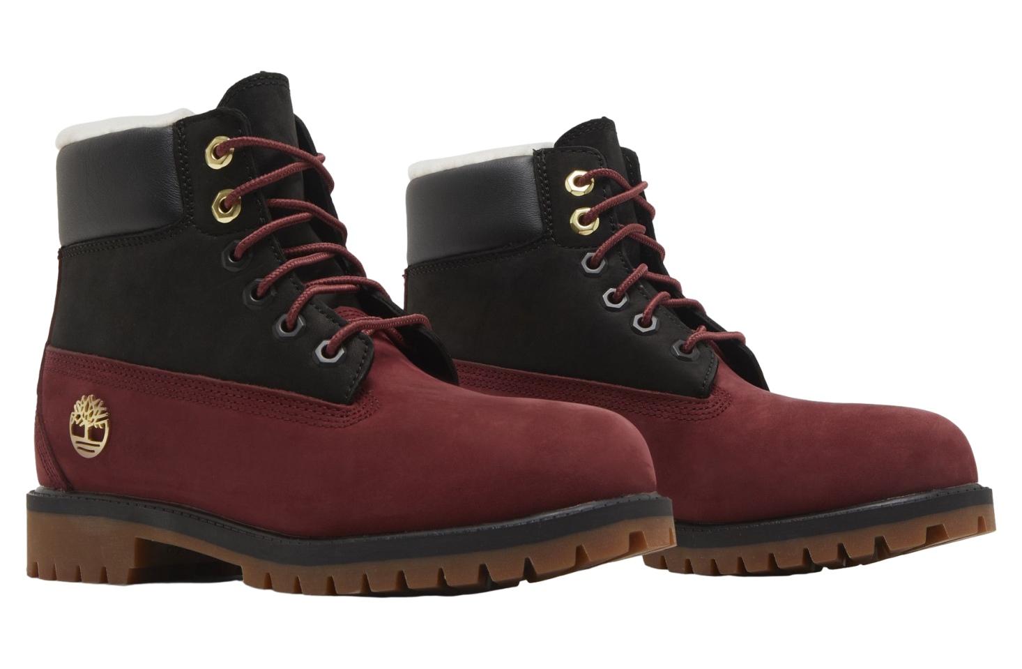 Timberland 6 Inch Premium Shearling Junior Syrah Black