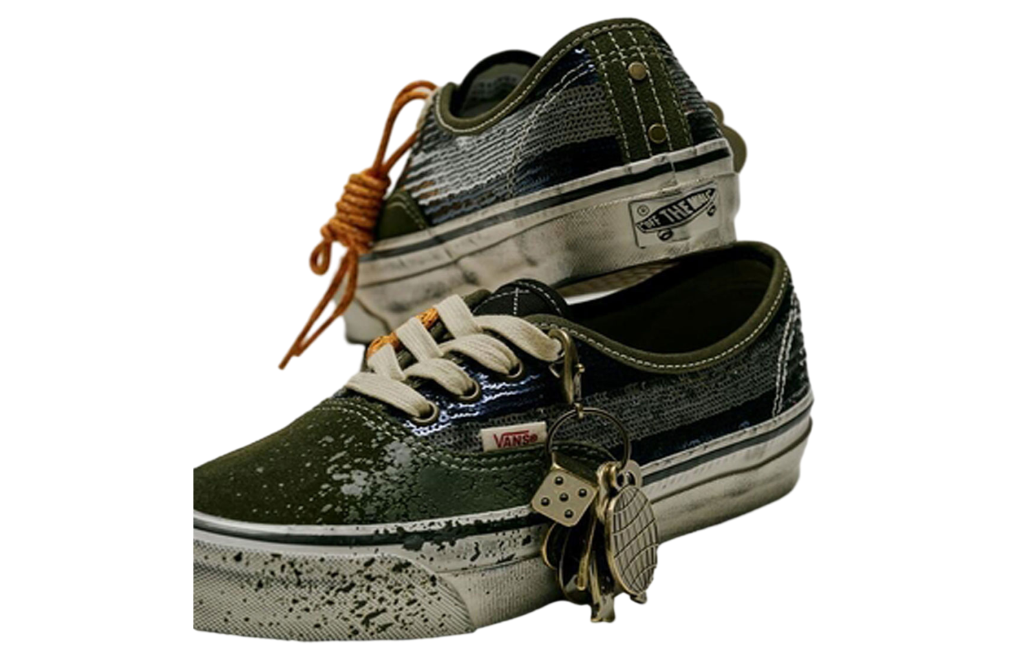 Vans Authentic Green / Blue - Jan 2026 - VN000DB824O - KicksOnFire.com