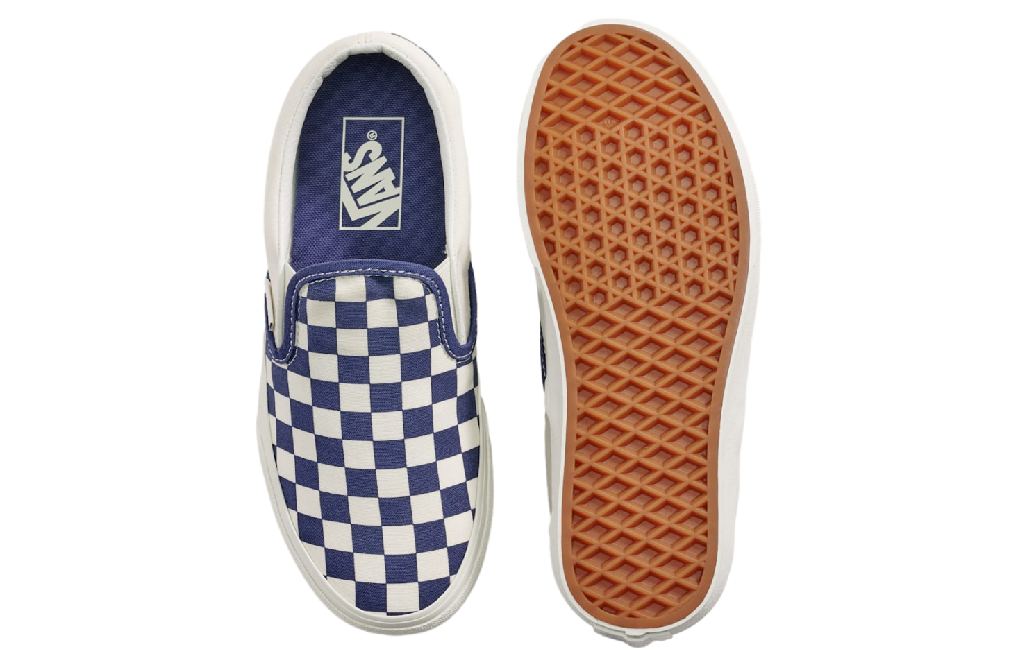 Vans Classic Slip-On Checkerboard Checkerboard Deep Twilight  display picture 2