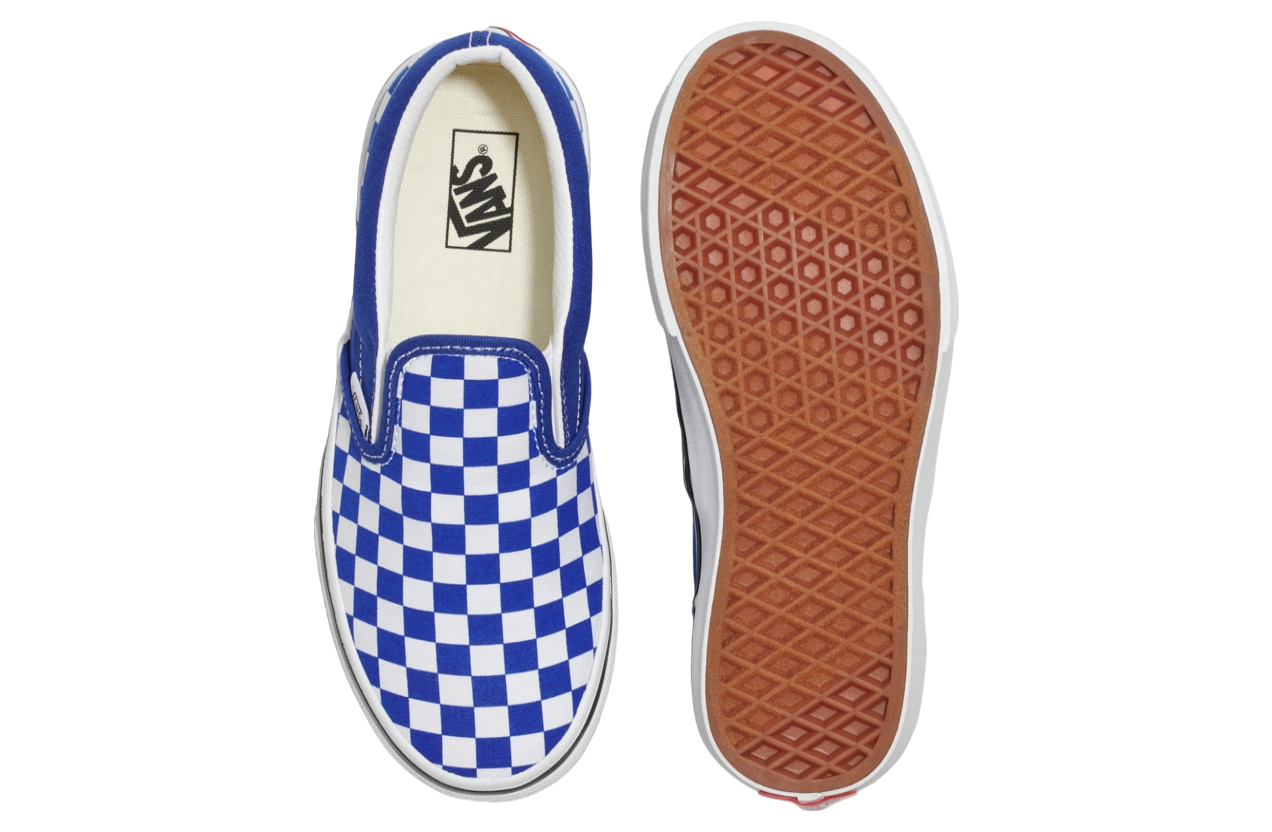 Vans Classic Slip-on Checkerboard GS Surf The Web