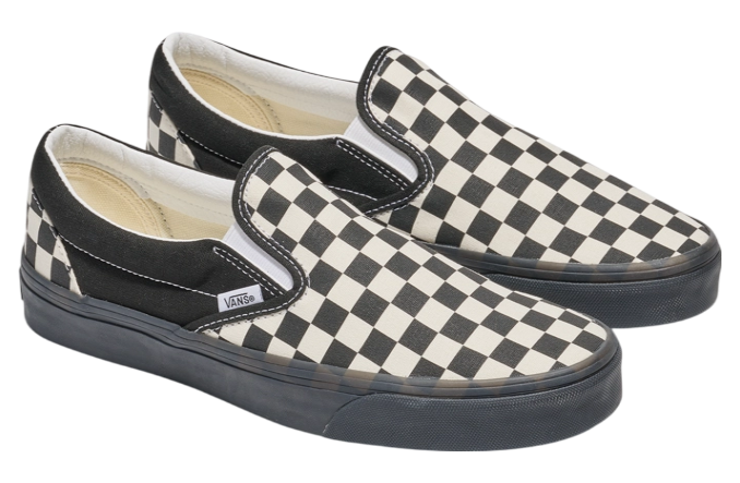 Vans Classic Slip-On Checkerboard White / Black - Feb 2025  display picture 3