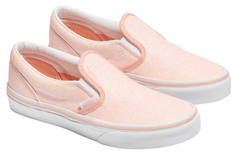 Vans Classic Slip-on Glitter GS Apricot Nectar