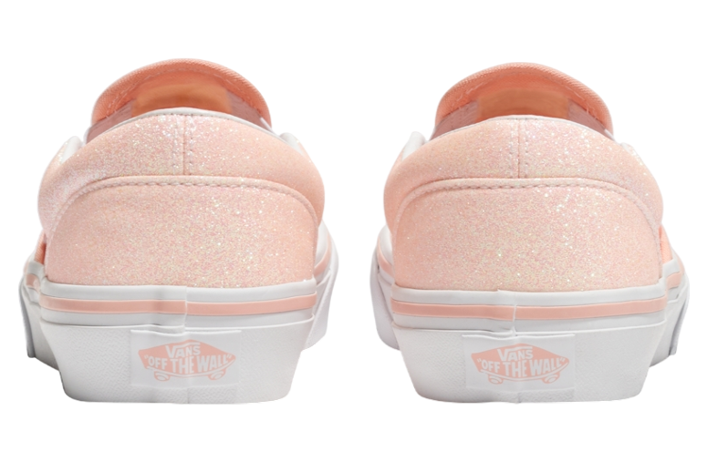 Vans Classic Slip-on Glitter GS Apricot Nectar