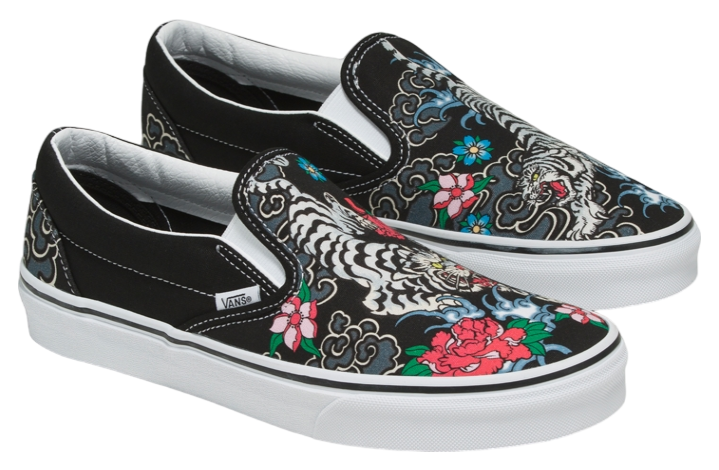 Vans Classic Slip-on Tiger Floral Multi / True White - Jun  display picture 3