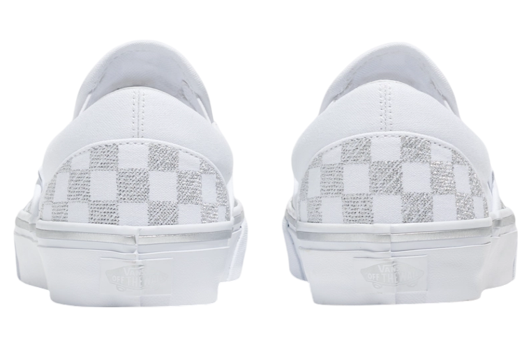 Vans Classic Slip-On WMNS Metallic True White - Oct 2024  display picture 3