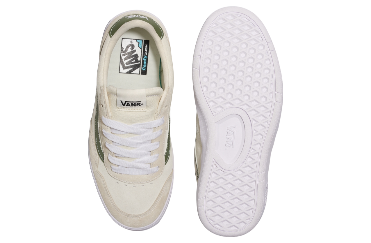 Vans Cruze Too CC Men’s Sneakers in the Heel Pop Marshmallow Beige Green Size 11 VANS CRUZE TOO CC SHOE | eBay main image 4