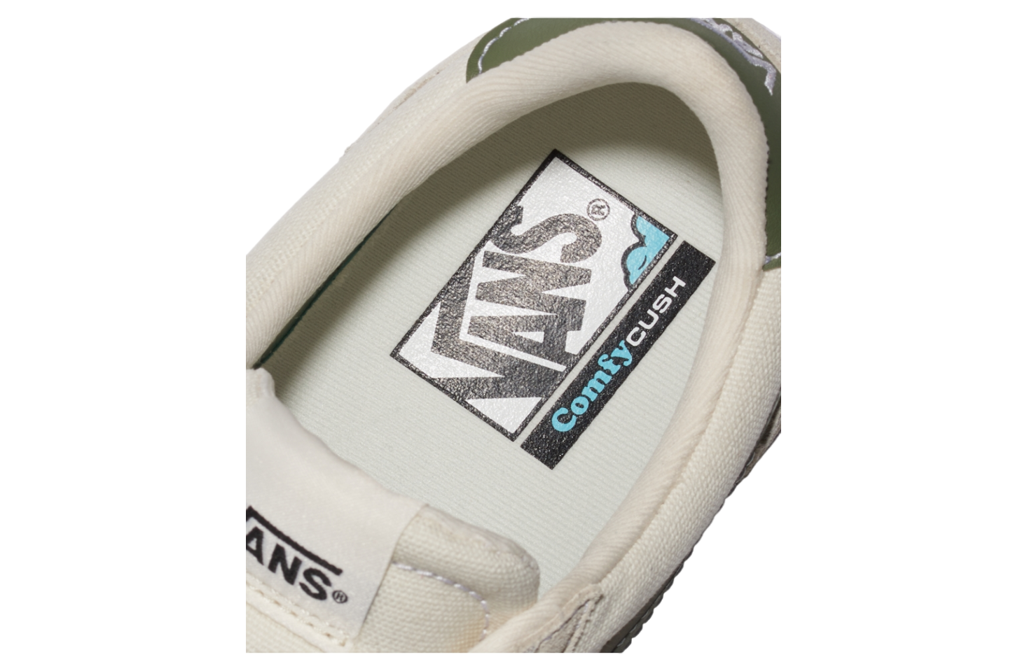 Vans Cruze Too CC Men’s Sneakers in the Heel Pop Marshmallow Beige Green Size 11 VANS CRUZE TOO CC SHOE | eBay main image 2