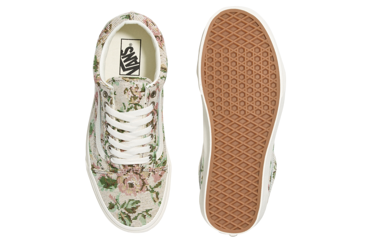 Vans Old Skool Tapestry Floral Marshmallow - Sep 2024 