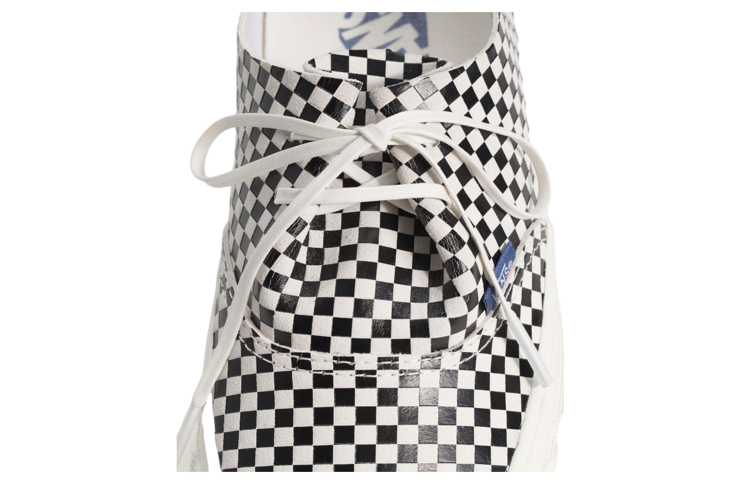 Vans Black and White Checkerboard see through authentic shoes Authentic Primary Check Shoe - Black/White – Jack main image 4