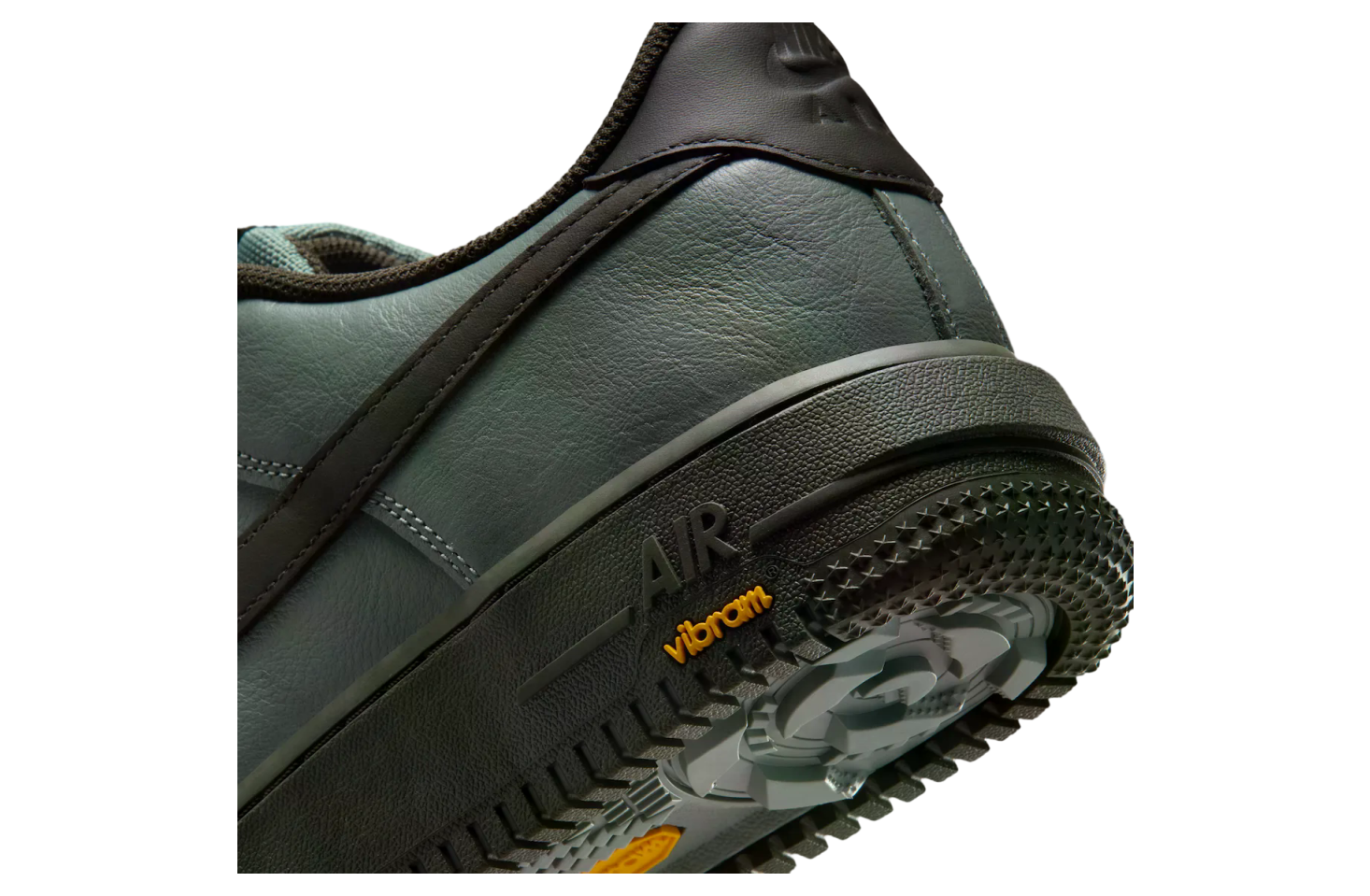 Vibram x Nike Air Force 1 Low Clay Green / Speed Yellow - Oct 2025 