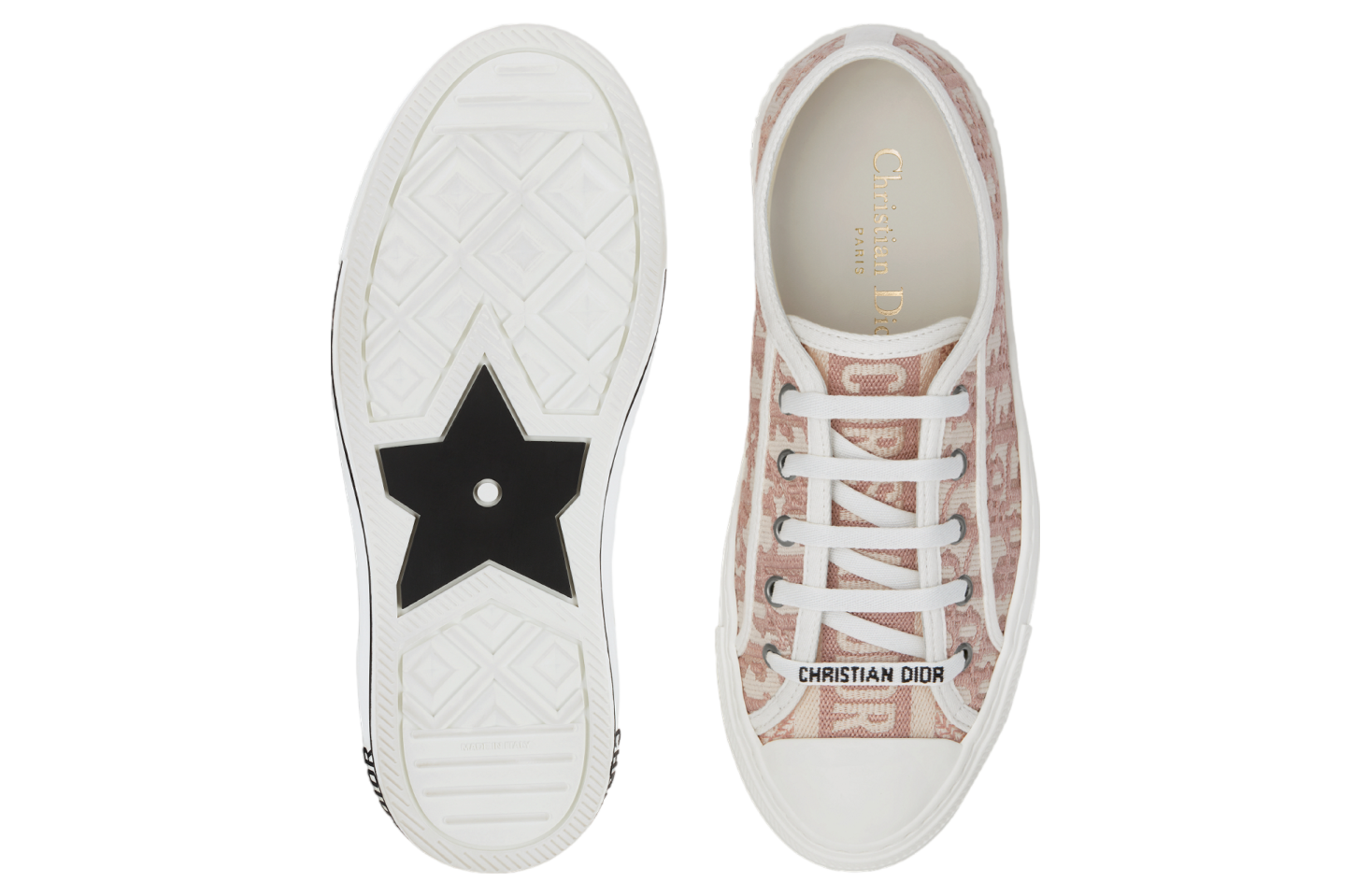 Walk n Dior WMNS Nude Oblique Embroidered Cotton - Jun 2024 