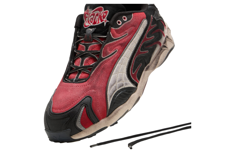 A$ap Rocky x Puma Inhale Distressed Black / Pop Red - Sep 2024 - 402453 ...