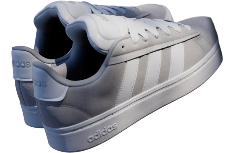Adidas Grand Court Alpha Grey Two / Cloud White - Dec 2025 - JH7234 ...