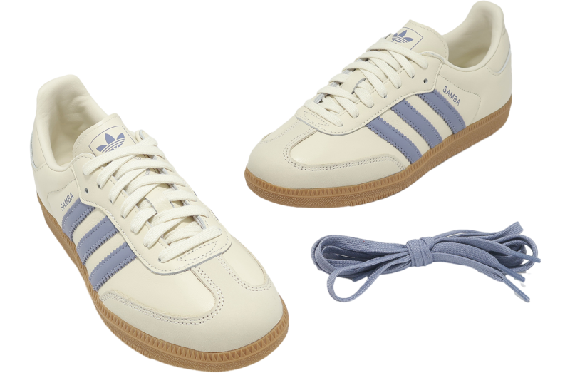Js1362 Adidas Samba OG W WMNS Cream White / Silver Violet - Sep 2025 - JS1362 ...