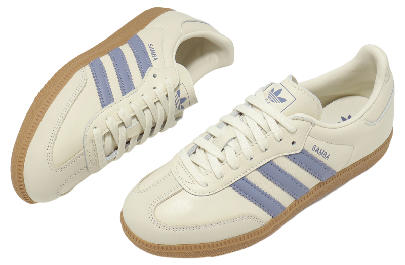 Js1362 Adidas Samba OG W WMNS Cream White / Silver Violet - Sep 2025 - JS1362 ...