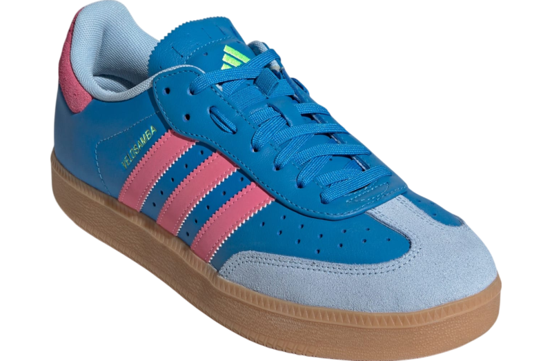 Adidas Velosamba Cycling Shoes Mens 11.5 Bright Blue Pulse Magenta JQ2325 NWT adidas Velosamba Leather Sneakers - Blue | Free Shipping  main image 2