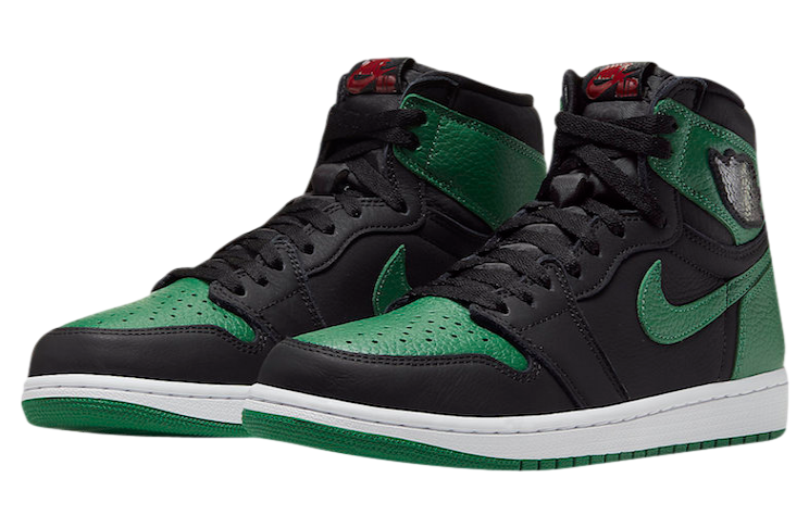 Air Jordan 1 High OG Pine Green Black - Feb 2020 - 555088  display picture 3
