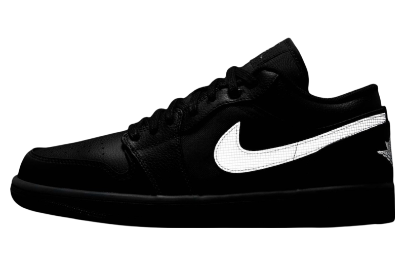 Air Jordan 1 Low Black / Dark Smoke Grey - Mar 2025 - HV5968-001 