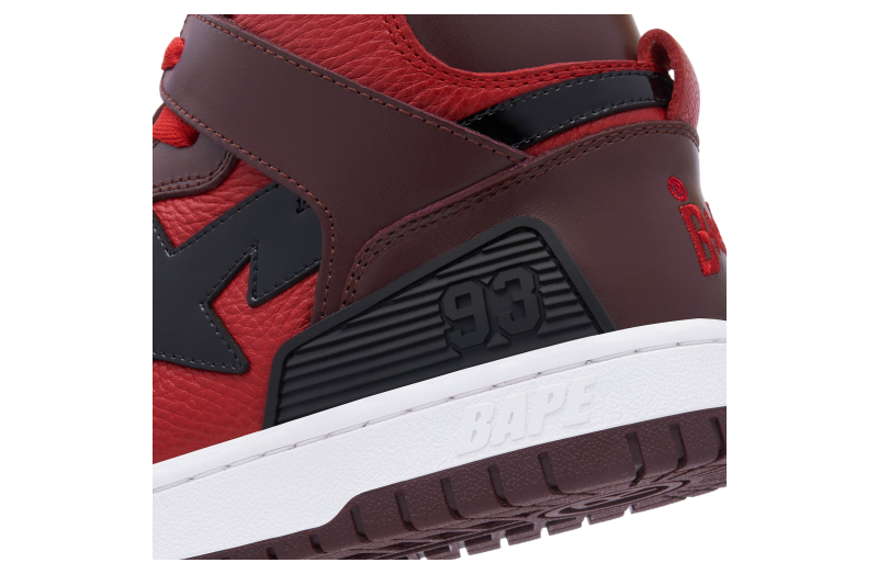 Bape Sta 93 HI WMNS Red - Nov 2023 - 1J30-291-019-Red - KicksOnFire.com