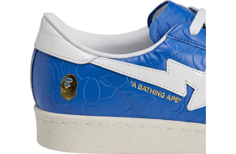 Jr2702 BAPE x adidas Superstar Blue White - Mar 2025 - JR2702 - KicksOnFire.com