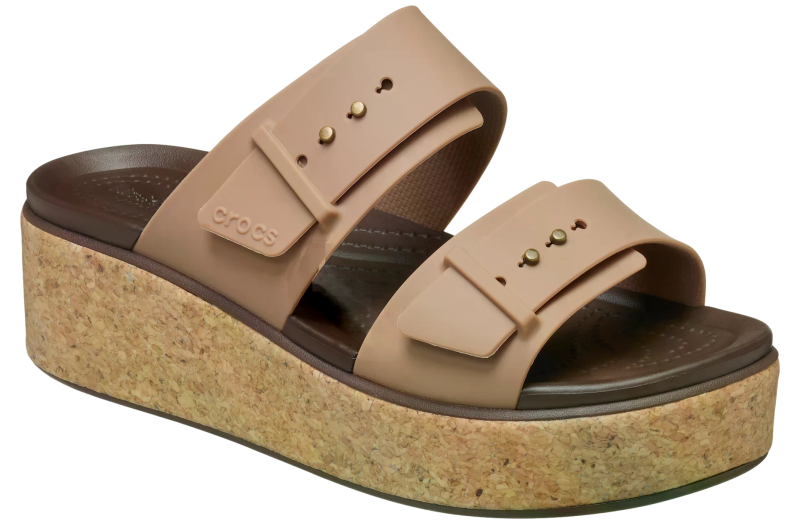 Crocs Brooklyn Cork Buckle WMNS Milk Chocolate - Sep 2024 - 211252-2JJ ...