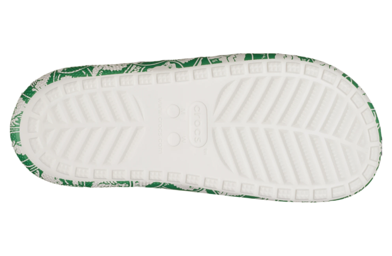 Crocs Classic Duke Print Slide 2.0 Green Ivy - Sep 2023 - 209991-3WH ...