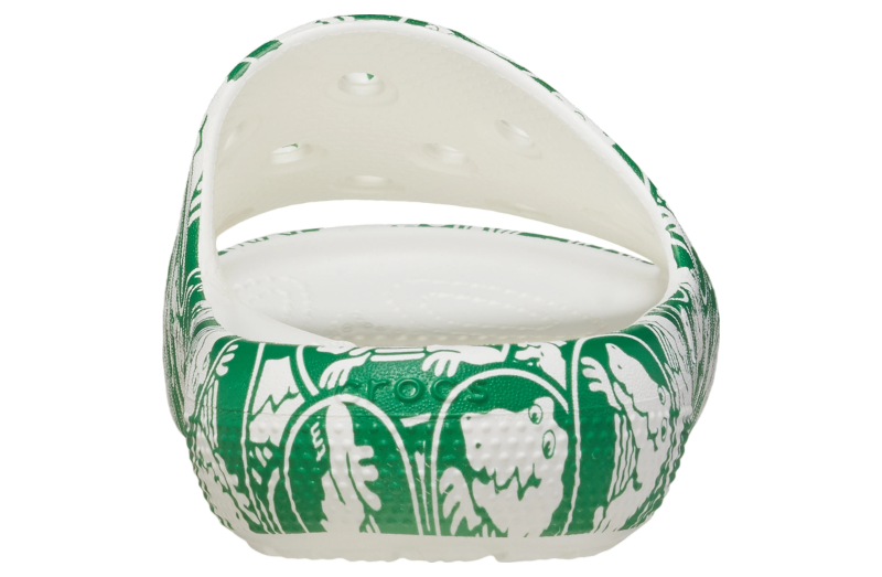 Crocs Classic Duke Print Slide 2.0 Green Ivy - Sep 2023 - 209991-3WH ...