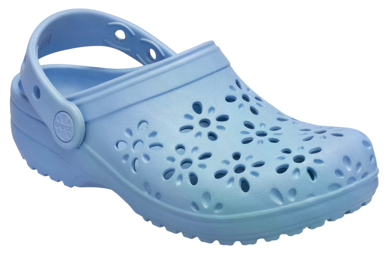 Crocs Classic Floral Cut-Out Clog GS Blue Haze - Aug 2025 - 210943-453 ...