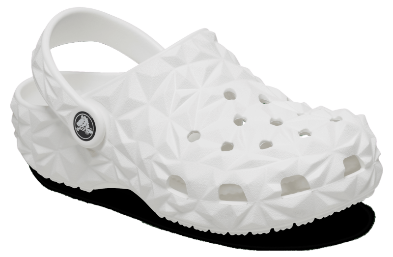 Crocs Classic Geometric Clog GS White - Jun 2023 - 209572-100 ...