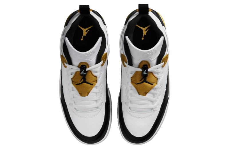 Jordan Spizike Low White / Metallic Gold / Black - Oct 2025 
