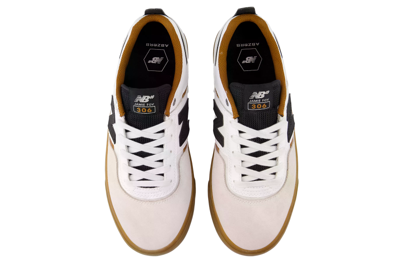 New Balance NB Numeric Jamie Foy 306 Sea Salt / Black / Gum Bottom ...