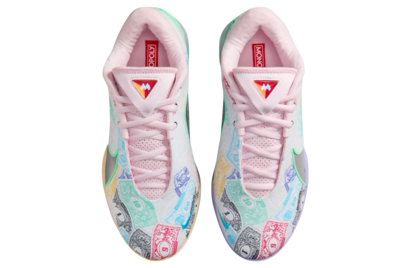 Nike Monopoly LeBron XXII 22 QS Currency Athletic Shoes Mens 10 White Pink NIB s-l400.jpg main image 3