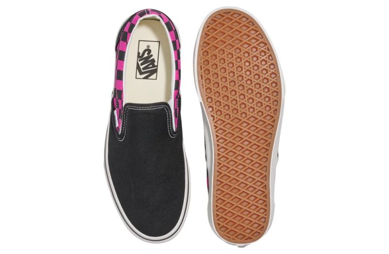 Vans 3 Pack Raspberry Radiance Vans Classic Slip-On Black / Raspberry Pink - Feb 2025 - VN000D6BYLZ ...