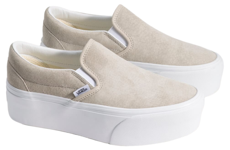 Vans Classic Slip-On Platform Oatmeal Beige - Mar 2026 - VN000E8C2N1 ...