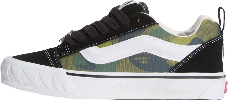 A Bathing Ape x Vans Knu Skool Black / Pink