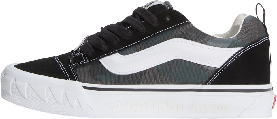 A Bathing Ape x Vans Knu Skool Black