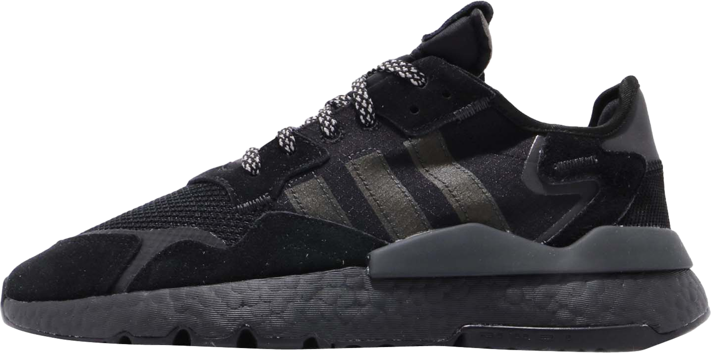 adidas Nite Jogger GS Core Black Carbon | KicksOnFire