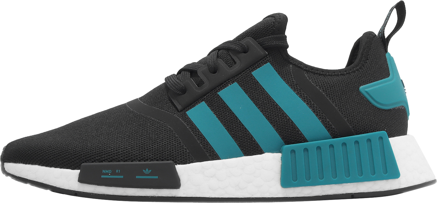 adidas NMD R1 Core Black Active Teal - Apr 2023 - HQ4461 
