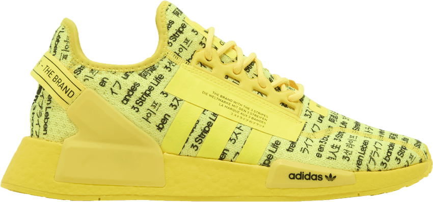 Adidas Nmd_r1 V2 All Over Print Beam Yellow / Core Black
