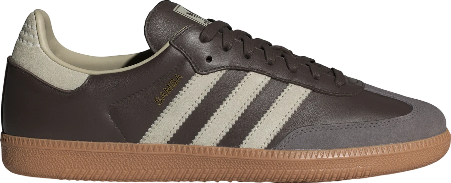 Size 8.5 - adidas Samba OG Putty Grey Maroon ID1482 Adidas Samba OG Putty Grey Maroon | ID1482 | Laced main image 2