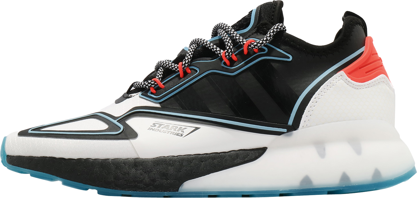 adidas ZX 2K Boost Marvel Footwear White Bright Cyan | KicksOnFire